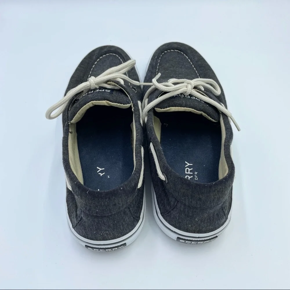 Sperry Top Slider Cloth Boat Shoes Sz 12